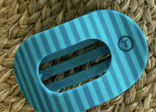 Splash Zone | Flat Round Hair Clip