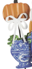 Pumpkin Topiary Garden Stake