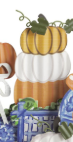 Pumpkin Topiary Garden Stake