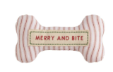 Embroidered Dog Bone Toy