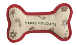 Embroidered Dog Bone Toy
