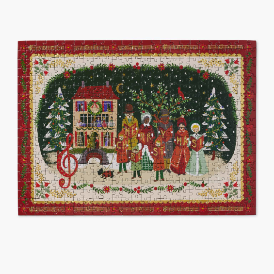Christmas Carols Holiday Jigsaw Puzzle
