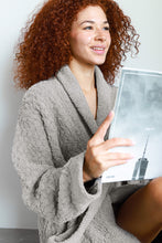 Snug Waffle Robe - Cloud Gray