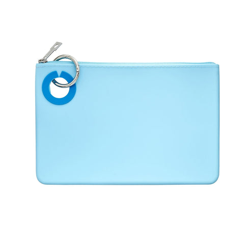 Large Pouch - Sweet Carolina Blue Silicone
