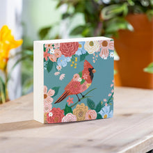 What She Shed Cardinal Sign Wood Block