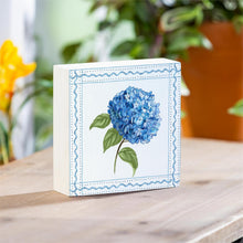 VivaStyle Hydrangea Sign Wood Block