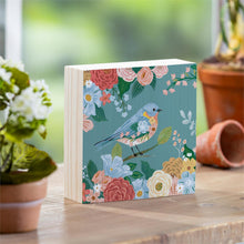 What She Shed Blue Bird Sign Wood Block