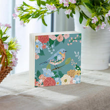 What She Shed Blue Bird Sign Wood Block