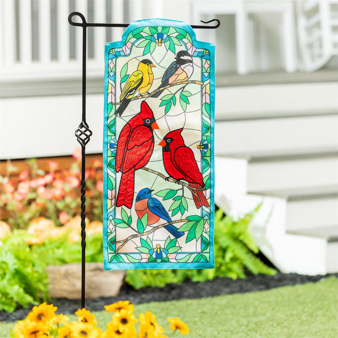 Stained Glass Songbirds Everlasting Impression