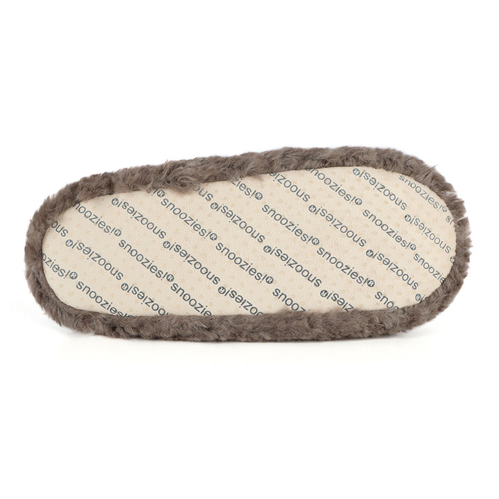 Snoozies | Teddy Bear Faux Fur Slipper With Memory Foam Sole