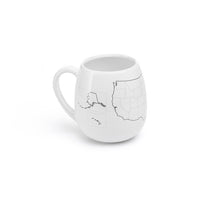 USA Map Colour In Mug