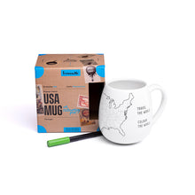 USA Map Colour In Mug
