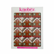 Gingerbread House Knobēz 12 pack
