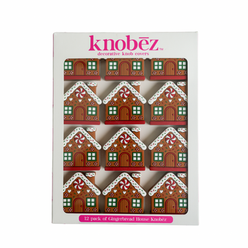 Gingerbread House Knobēz 12 pack