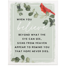 When You Believe Canvas Art