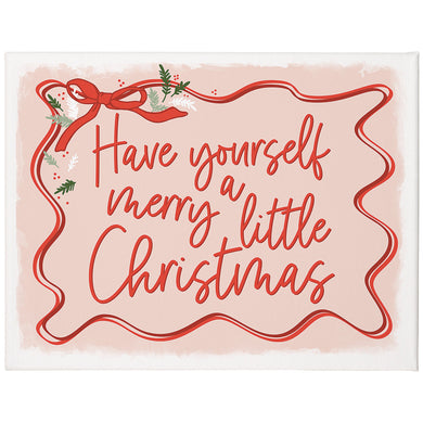 Little Christmas Pink Wall Art