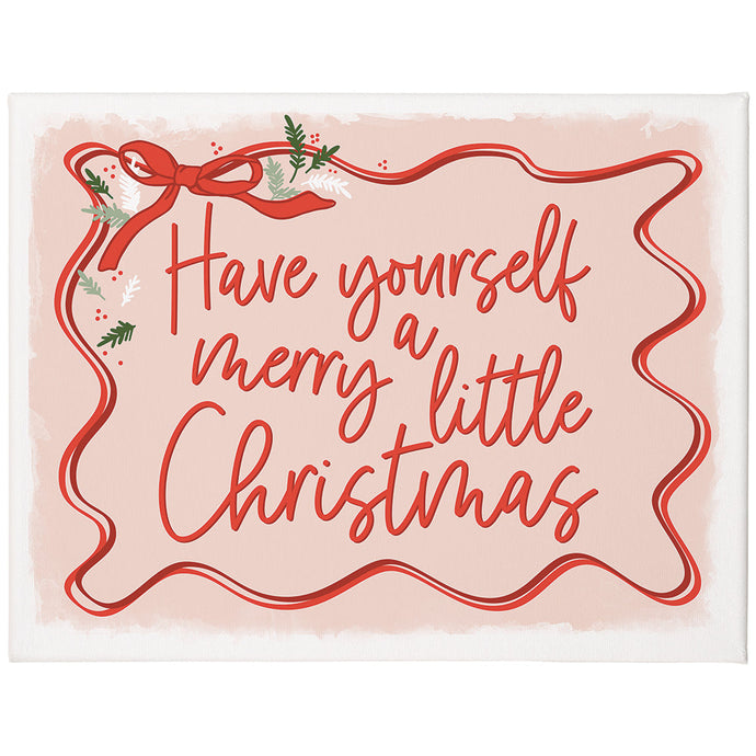 Little Christmas Pink Wall Art