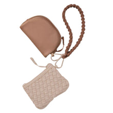 Dual Color Braded Wristlet