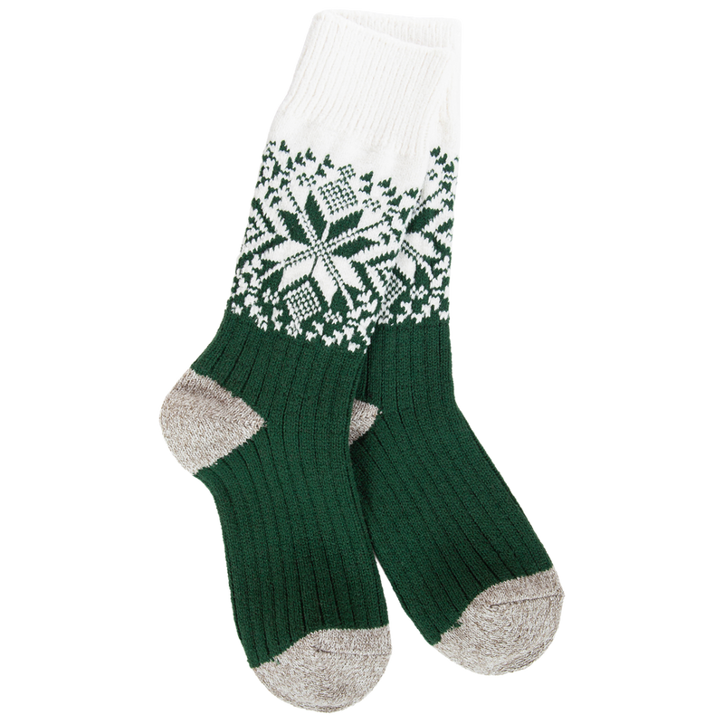 Weekend Holiday Crew Green Ivory