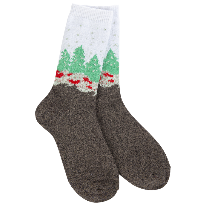 World Softest Socks | Holiday Mini Crew Wonderland Forest