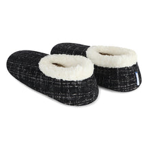 Snoozies | Sparkle Tweed Slipper With Memory Foam Sole