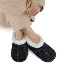 Snoozies | Sparkle Tweed Slipper With Memory Foam Sole