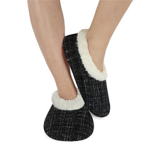 Snoozies | Sparkle Tweed Slipper With Memory Foam Sole