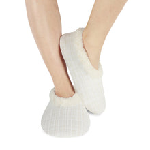 Snoozies | Sparkle Tweed Slipper With Memory Foam Sole