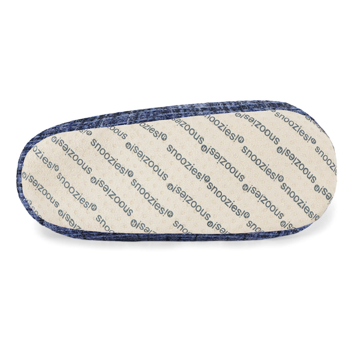 Snoozies | Sparkle Tweed Slipper With Memory Foam Sole