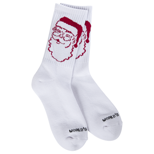 World Softest Socks | Holiday Sport Mini Crew Santa Claus