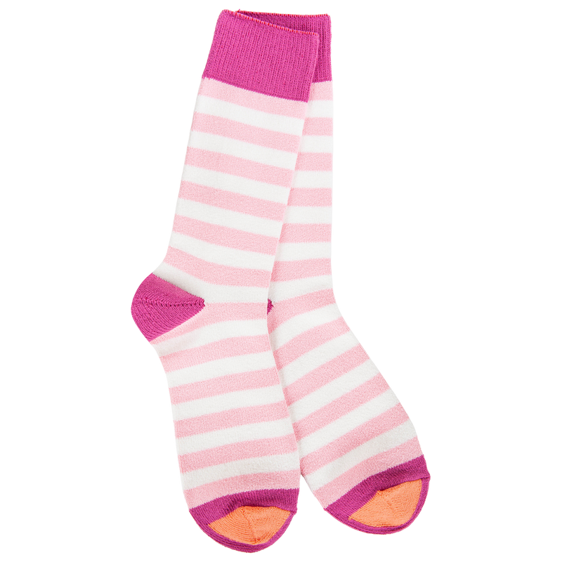 Weekend True Stripe Crew Wild Strawberry