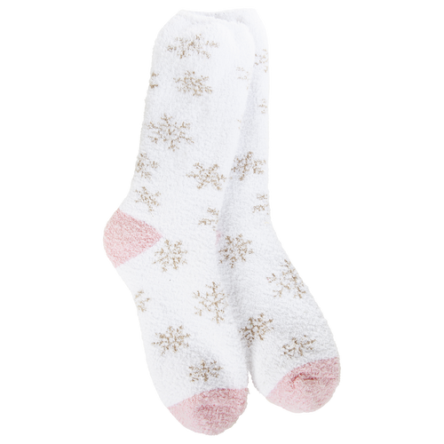 Winter Shimmer Crew White