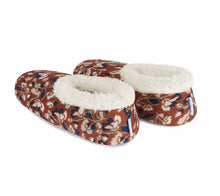 Snoozies | Floral Corduroy Slipper With Memory Foam Sole