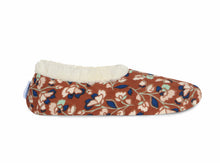 Snoozies | Floral Corduroy Slipper With Memory Foam Sole
