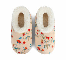 Snoozies | Floral Corduroy Slipper With Memory Foam Sole