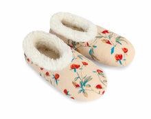 Snoozies | Floral Corduroy Slipper With Memory Foam Sole