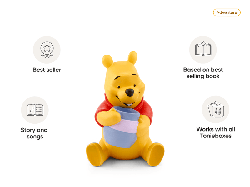 Disney Winnie the Pooh Toniebox 2 Full Play Set - Sunset Red