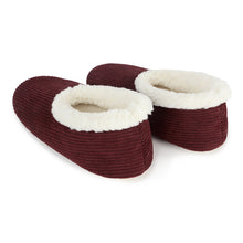 Snoozies | Solid Corduroy Slipper With Memory Foam Sole
