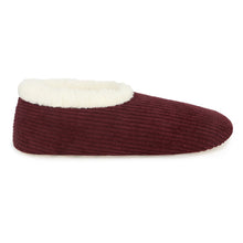 Snoozies | Solid Corduroy Slipper With Memory Foam Sole