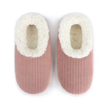 Snoozies | Solid Corduroy Slipper With Memory Foam Sole