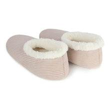 Snoozies | Solid Corduroy Slipper With Memory Foam Sole