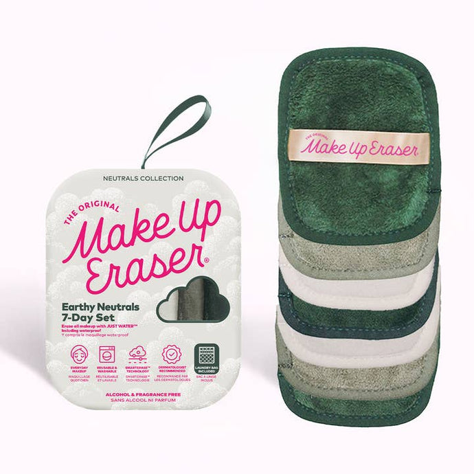 Earthy Greens 7-Day Makeup Eraser Set | No Waste