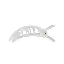 Square Flat Hair Clip | Coconut White