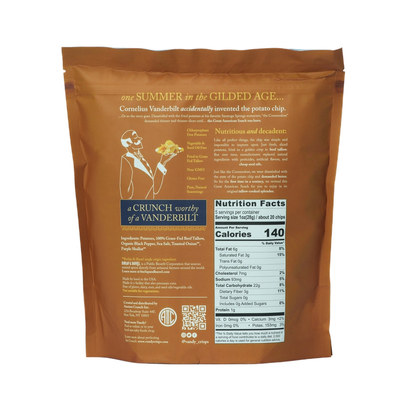 Vandy Crisps, French Onion, 5oz Bag