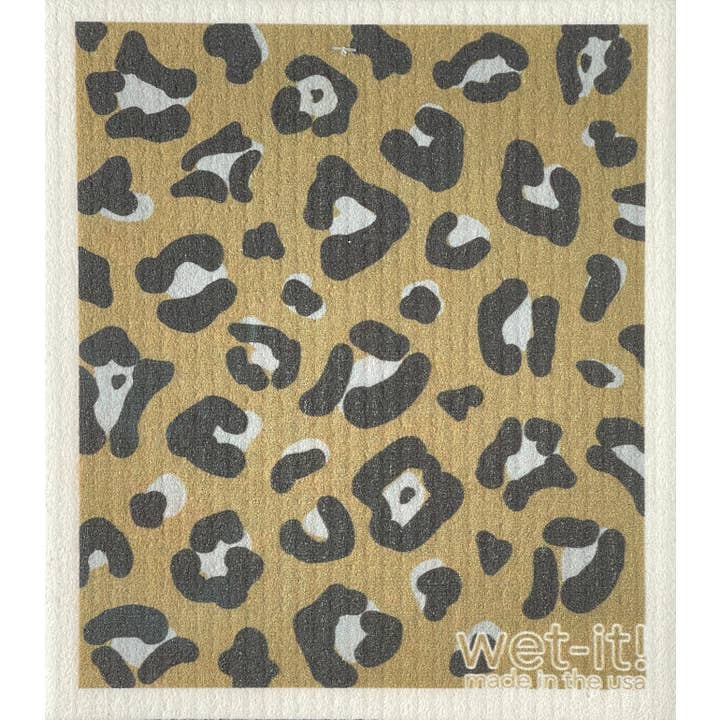 Bold Leopard Swedish Cloth