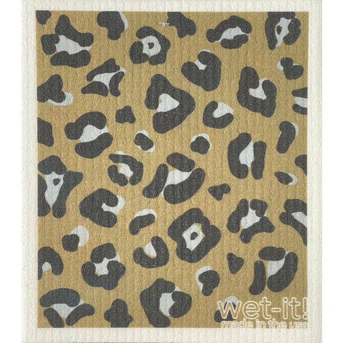 Bold Leopard Swedish Cloth