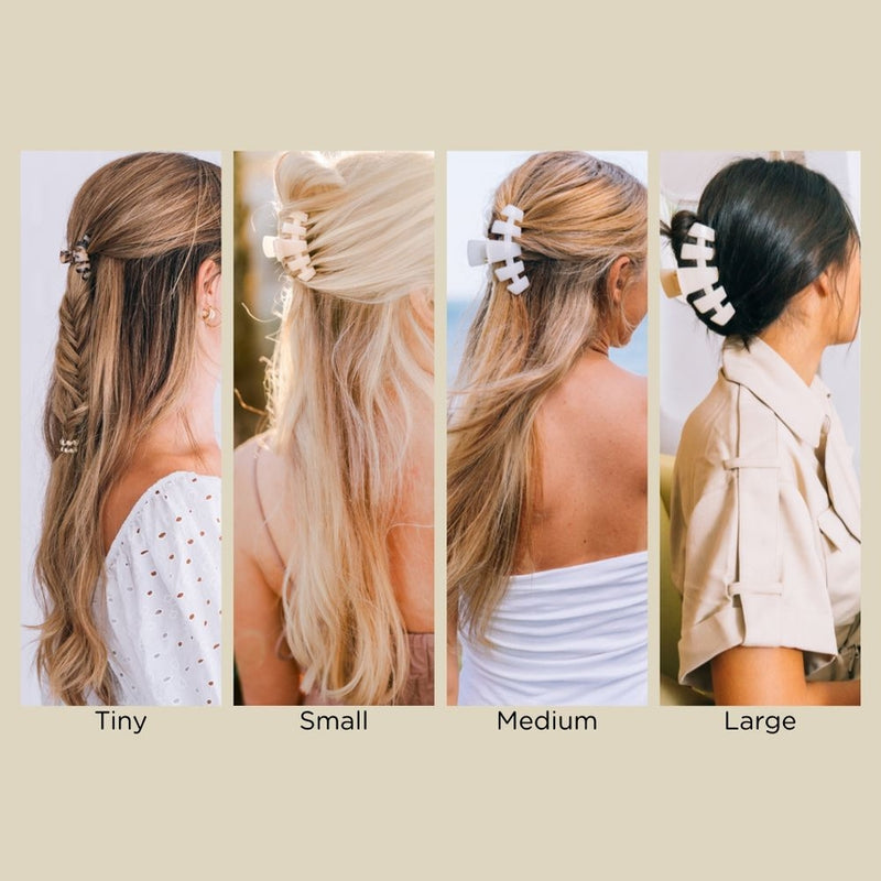 Classic Hair Clip | Coconut White