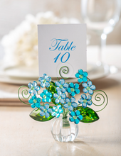 Blue Hydrangea Posy Pot