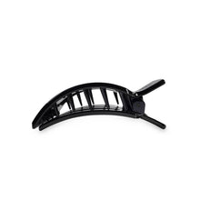 Square Flat Hair Clip | Jet Black