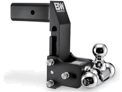 B&W Tow & Stow Multi-Pro tri-ball hitch for a 2.5 inch receiver with a 7 inch drop